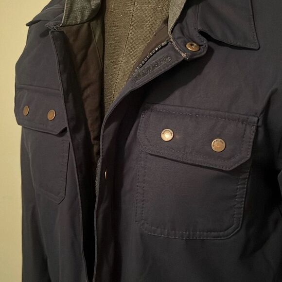 Quiksilver Kid's Navy Blue Dry Flight Technology 18K Hooded Winter Jacket - Picture 2 of 16